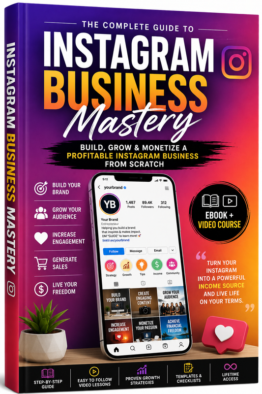 Build, Grow & Monetize a Profitable Instagram Business from Scratch